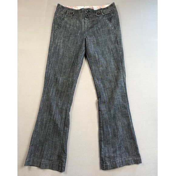 One 5 One Denim Pants Women's Size 10 Bootcut Dark Wash - Picture 1 of 3
